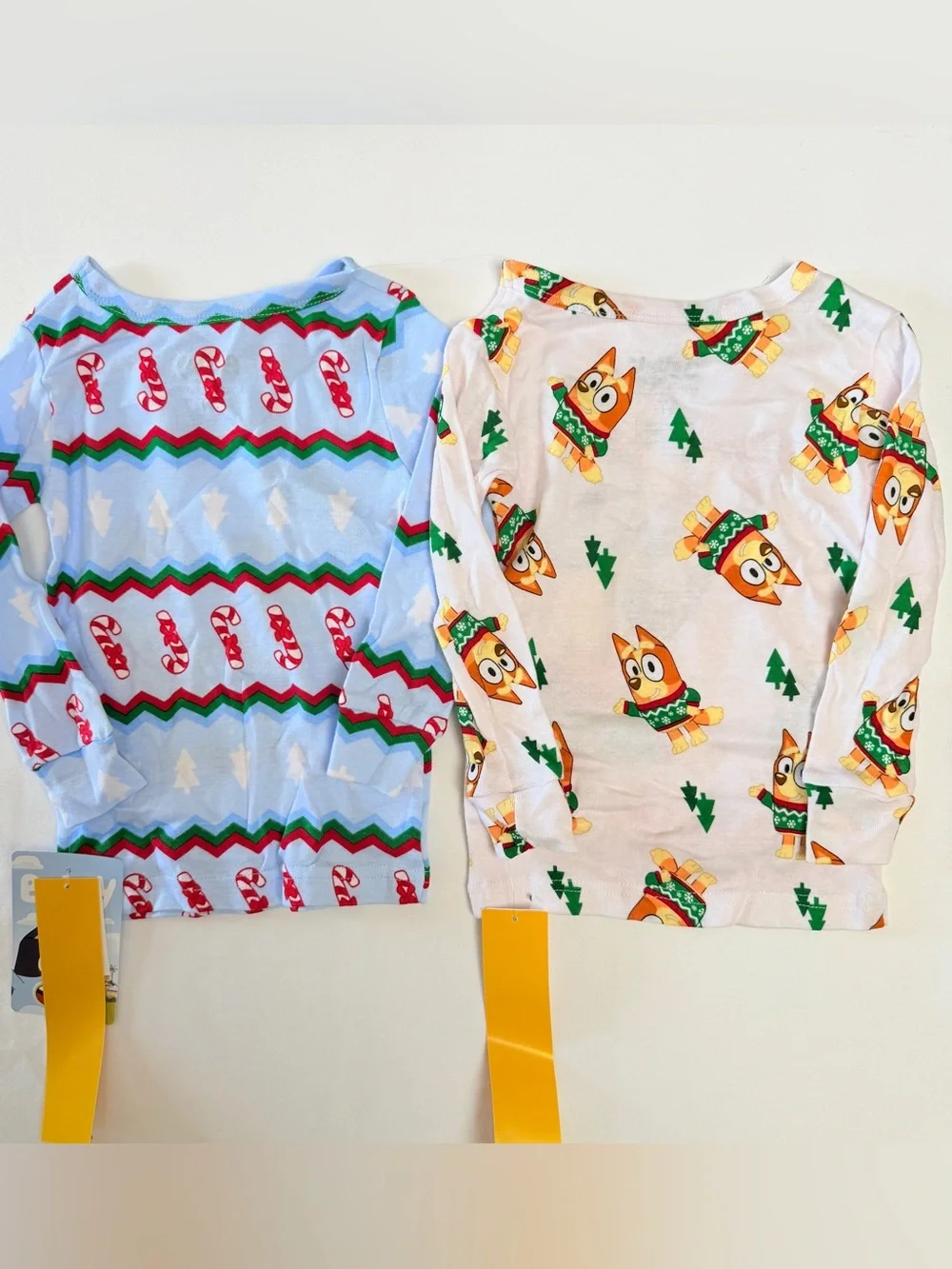 Bluey Bingo Christmas Pajamas 3T 4 Piece Cotton Set NWT